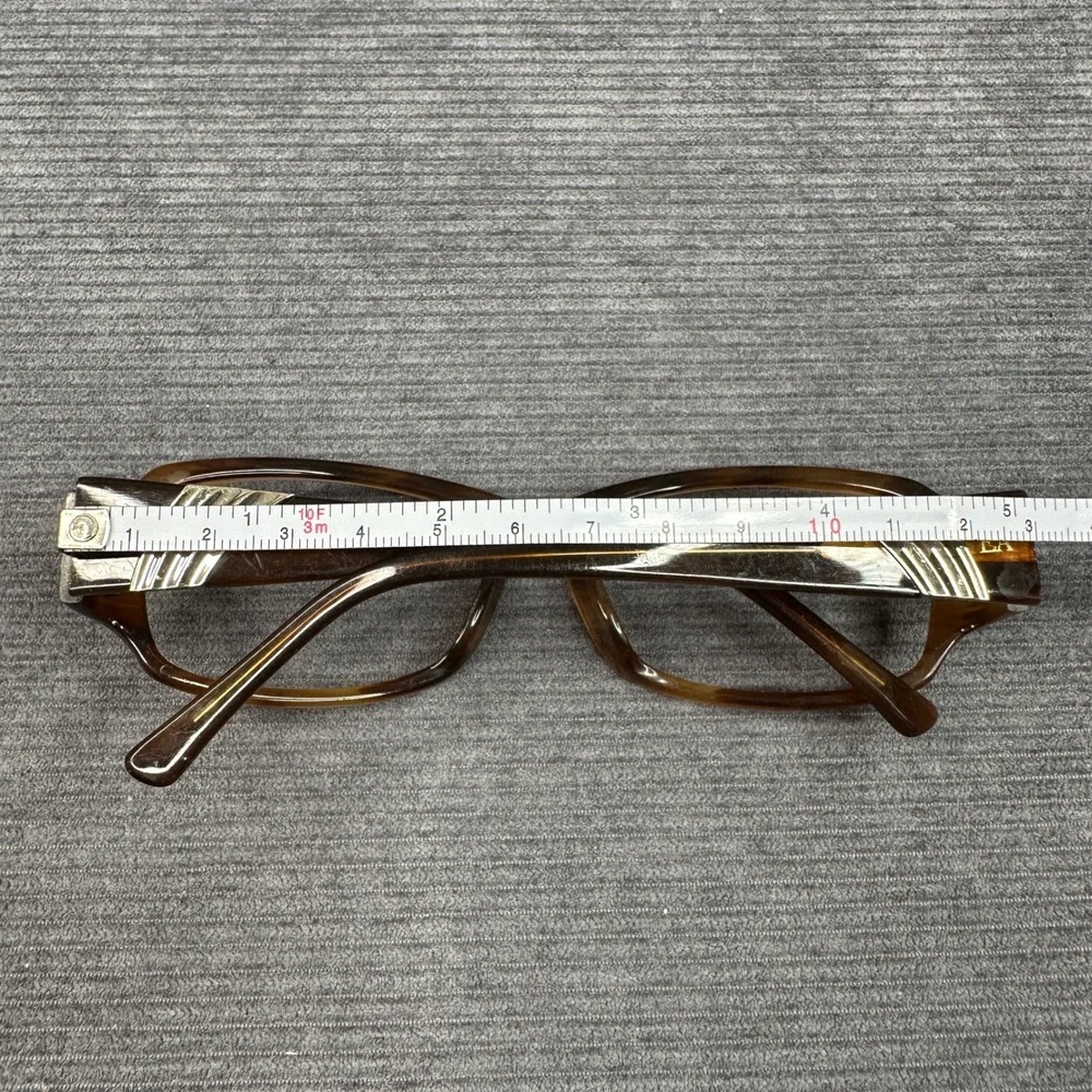 Elizabeth Arden EA 5168-1 Brown Tortoise Rectangular Y2K Eyeglasses Frames 54mm